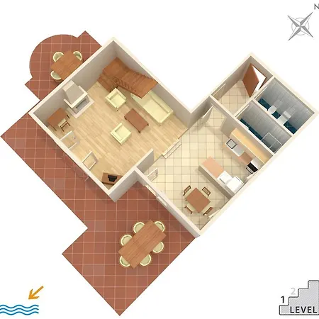 Seaside House With A Swimming Pool Seget Vranjica, - 4329 Трогир